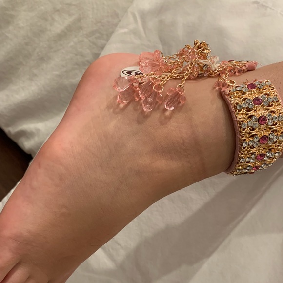 Two Indian handmade Custome jewelry, worn as bracelet/anklet - Picture 3 of 6